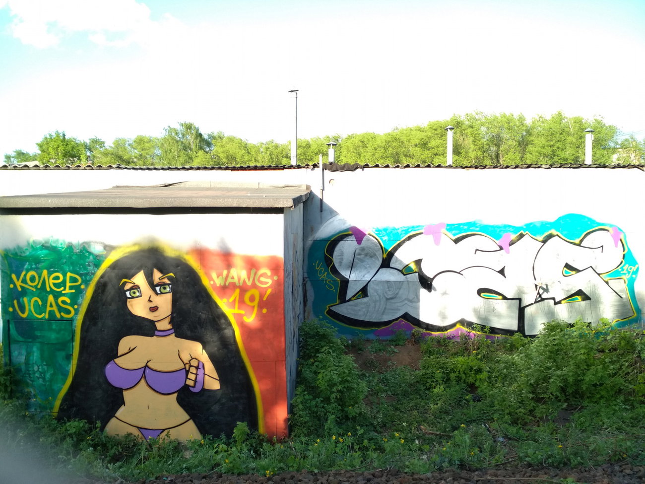 Graffiti Wall - Photo by Coler - ucas, ucascrew, wang (2019)