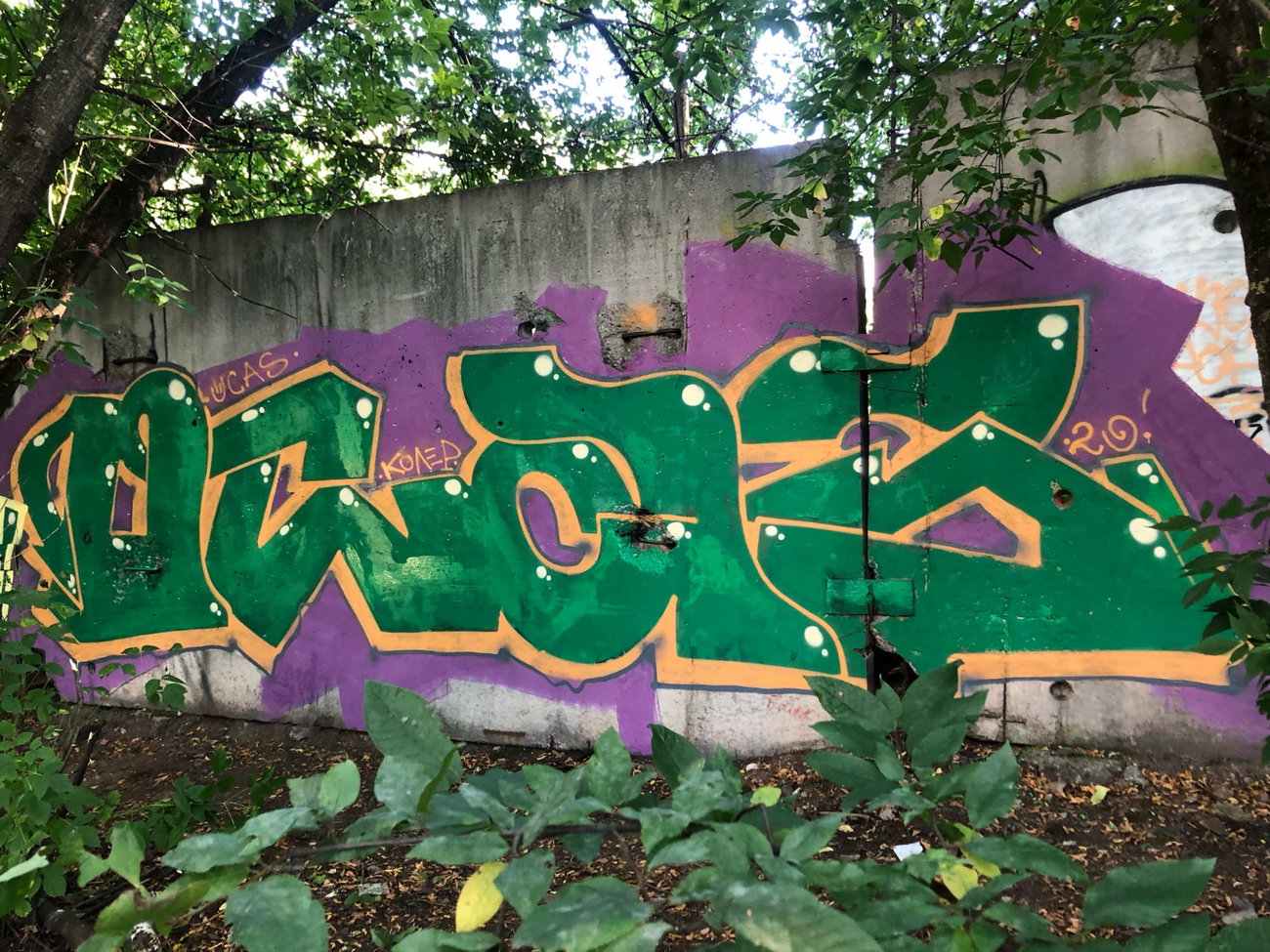Graffiti Wall - Photo by Coler - ucas, ucascrew, koler (2020)