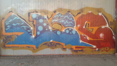 Graffiti Wall - Photo by Coler - ucas, ucas, crew (2015)