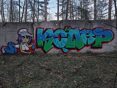 Graffiti Wall - Photo by Coler - колер, wang, UCAS (2026)