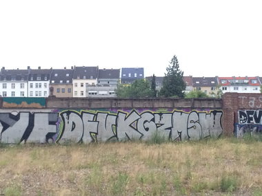 Graffiti Wall in Köln - Photo by Colonia96 - DFV, KGZ, MSW