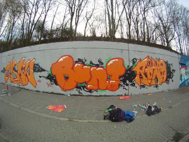 Graffiti Wall - Photo by ColorRangers - Bunt243, Bunt, CRS (2013)