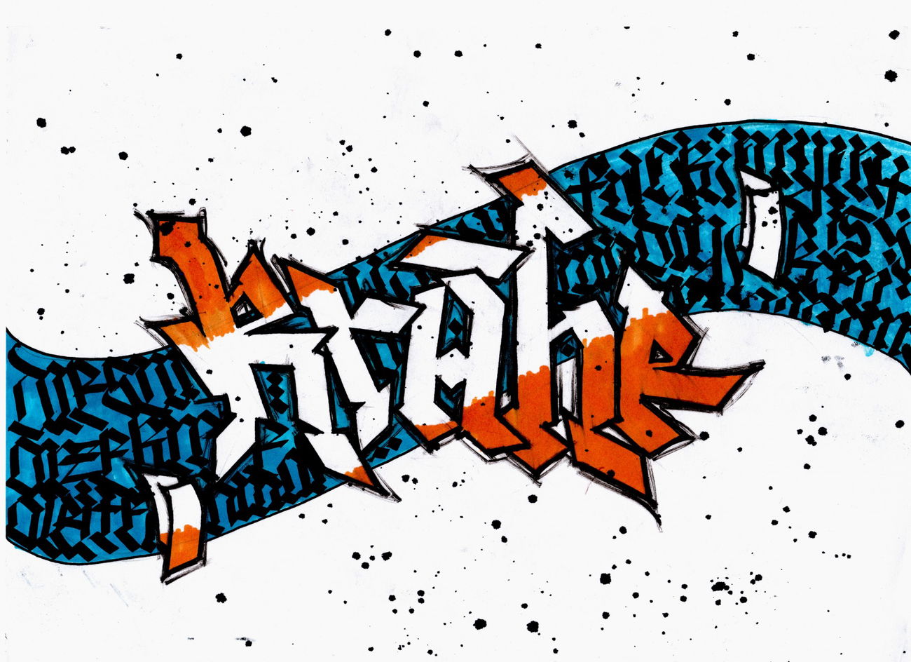 Graffiti Sketch - Photo by Colt47 - calligraffiti, emptymarker (2015)