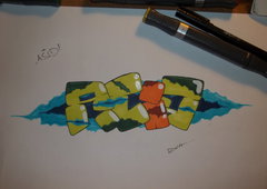 Graffiti Sketch - Photo by Coma31 - ACID