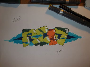 Graffiti Sketch - Photo by Coma31 - ACID