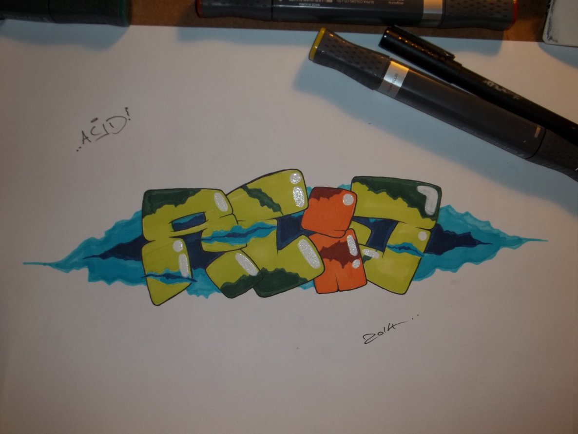 Graffiti Sketch - Photo by Coma31 - ACID