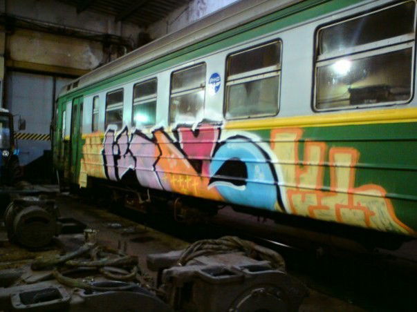 Graffiti Train in Saint-Peterburg - Photo by Conflict - ????, ?????, ?????)very