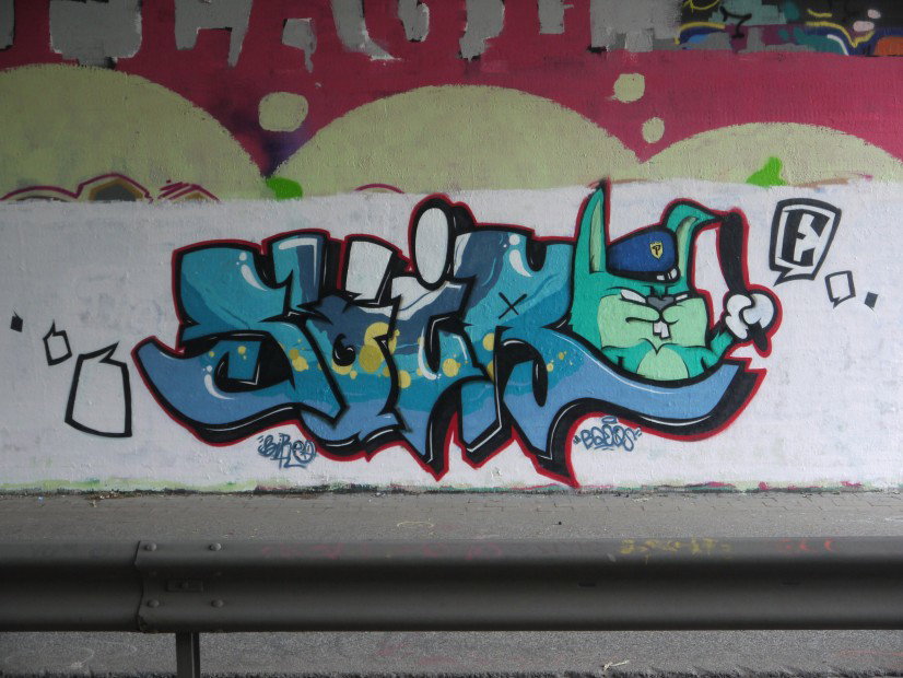 Graffiti Wall in Kaarst - Photo by ContainingAcid (2013)