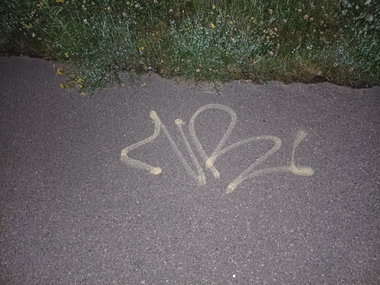 Graffiti Bombing in Ange plats - Photo by Coolakillen