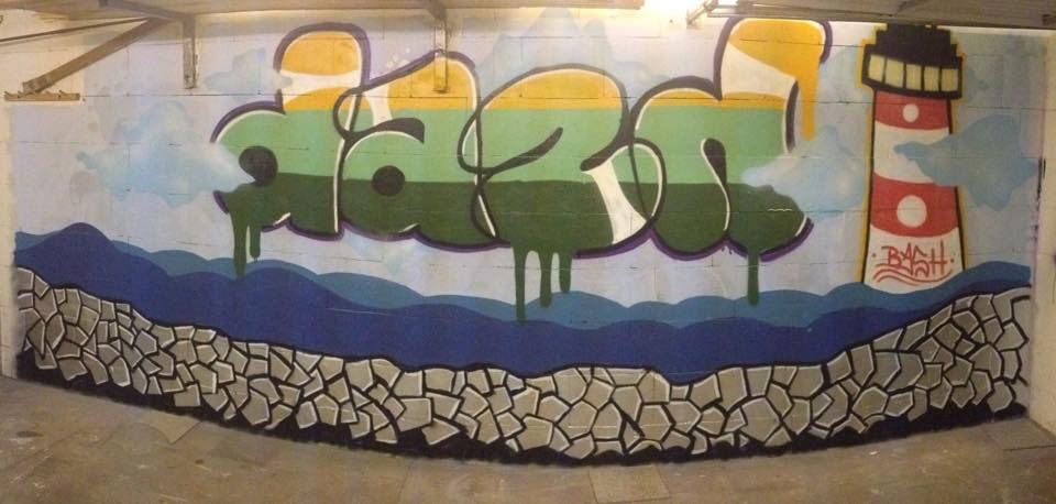 Graffiti Wall - Photo by Coolpix510 - Bashdashhallhome