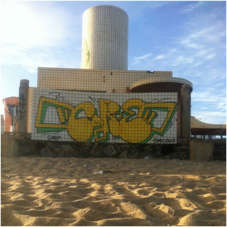 Graffiti Bombing in Salvador - Photo by Core - core, corexplosion