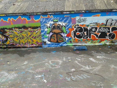 Graffiti Wall - Photo by Cort1