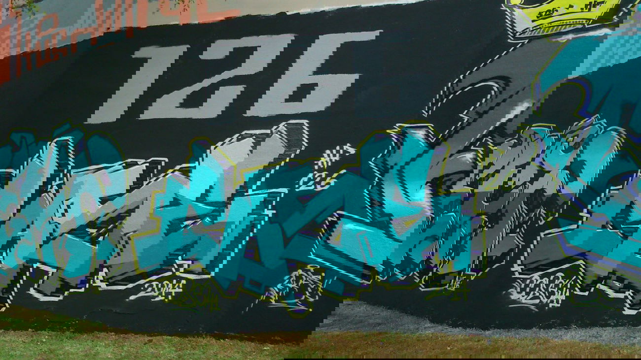 Graffiti Wall in Le Ban-Saint-Martin - Photo by Cose41 (2014)