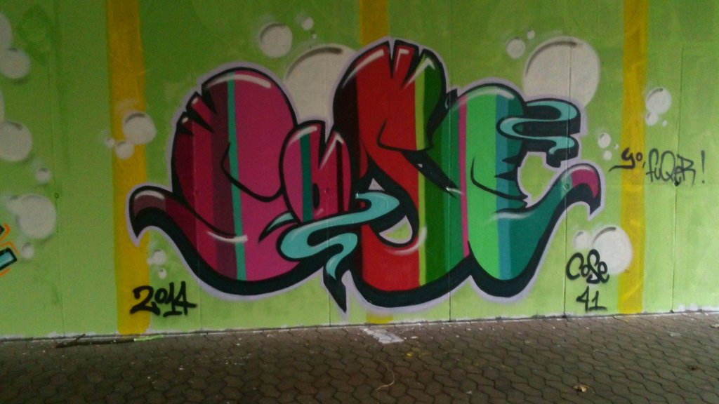 Graffiti Wall in Homburg - Photo by Cose41 (2014)