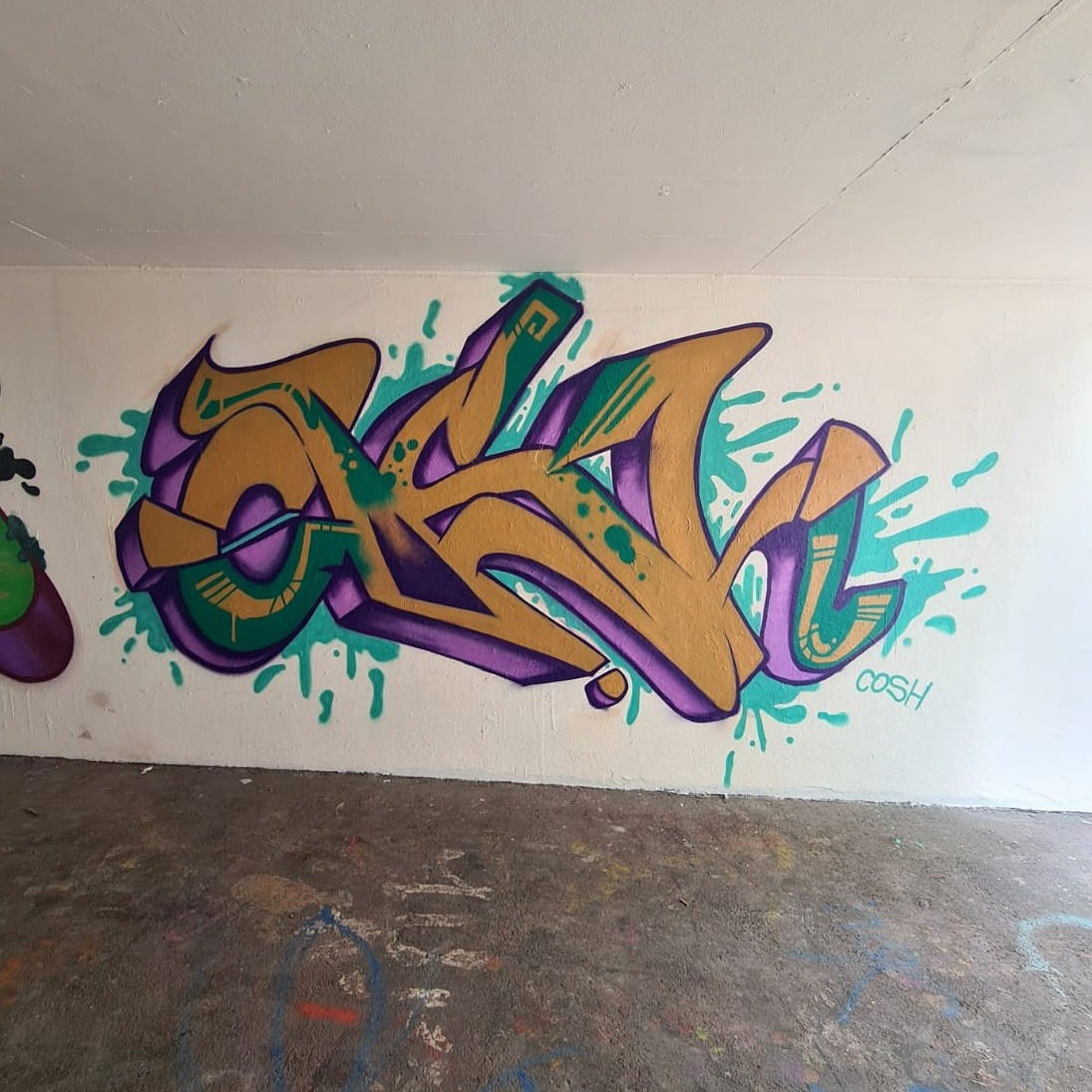 Graffiti Wall - Photo by Cosh - Cosh, TBD