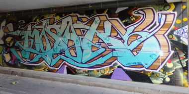 Graffiti Wall - Photo by CosmicSven - Mosak, Vamos, Knut (2016)