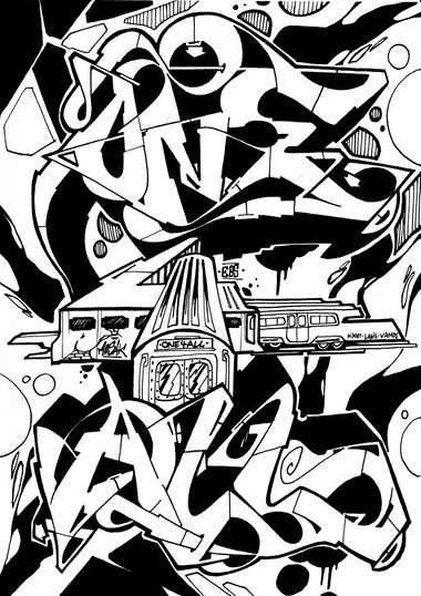 Graffiti Wall - Photo by CosmicSven - Mosak, ebs (2016)