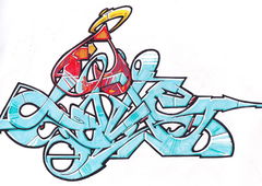 Graffiti Sketch - Photo by CosmicSven (2015)
