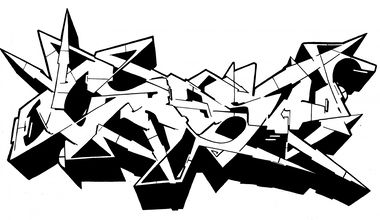 Graffiti Wall - Photo by CosmicSven - mosak, knut, lans (2016)