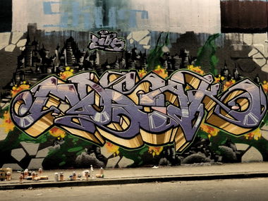 Graffiti Wall - Photo by CosmicSven - Mosak, ebs, shab (2015)