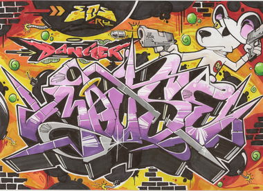 Graffiti Photo by CosmicSven - mosak, ebs (2016)