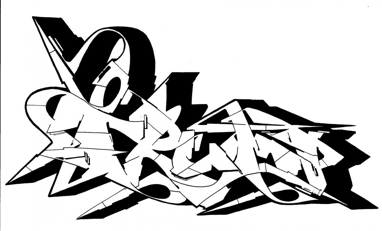 Graffiti Wall - Photo by CosmicSven - mosak, knut, lans (2016)