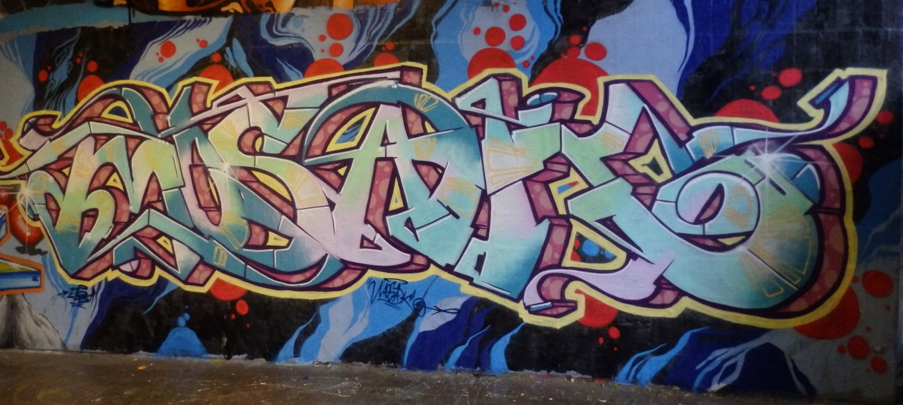 Graffiti Wall - Photo by CosmicSven - Ebs, mosak, knut (2016)