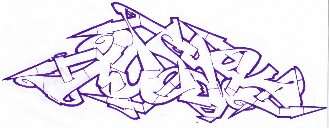 Graffiti Sketch - Photo by CosmicSven (2015)