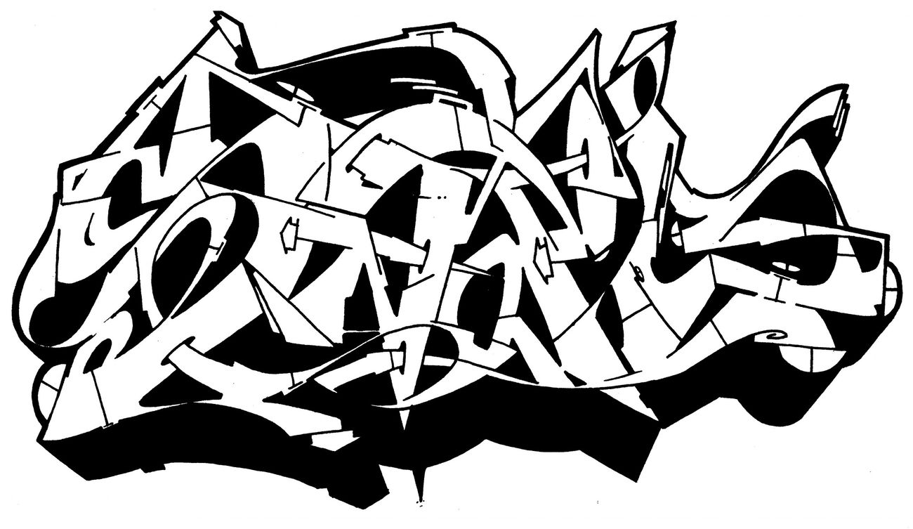 Graffiti Wall - Photo by CosmicSven - Mosak, ebs (2016)