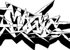 Graffiti Wall - Photo by CosmicSven - mosak, knut, lans (2016)