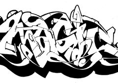 Graffiti Wall - Photo by CosmicSven - mosak, knut, lans (2016)