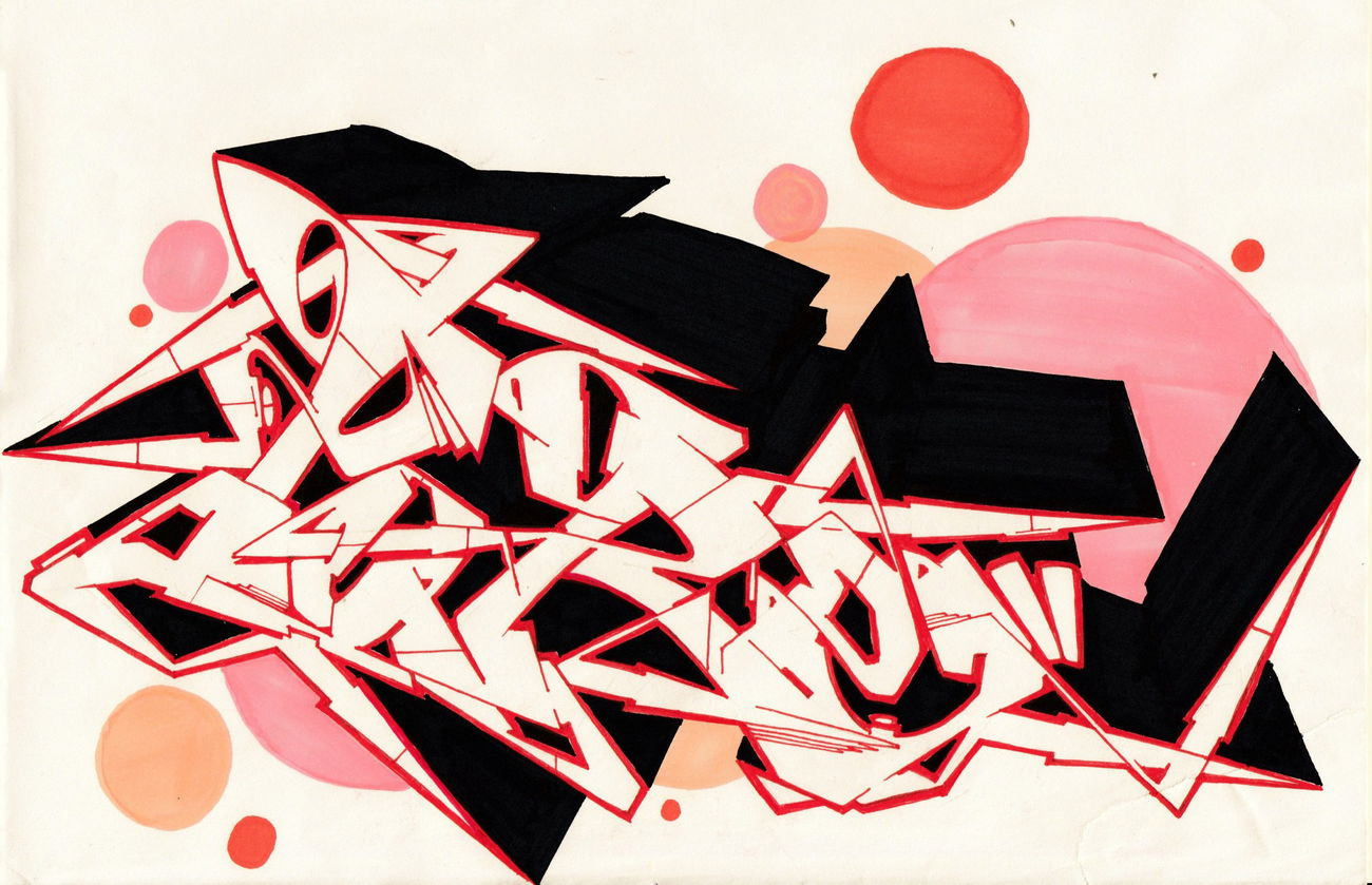 Graffiti Wall - Photo by CosmicSven - mosak, knut, lans (2017)