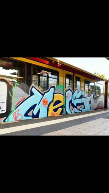 Graffiti Train - Photo by CrackKlaus18 - Mels
