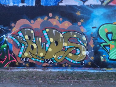 Graffiti Wall - Photo by CrackKlaus18 - Buds, uhv, 18