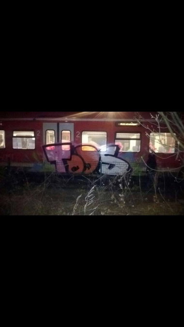 Graffiti Train - Photo by CrackKlaus18 - Tods