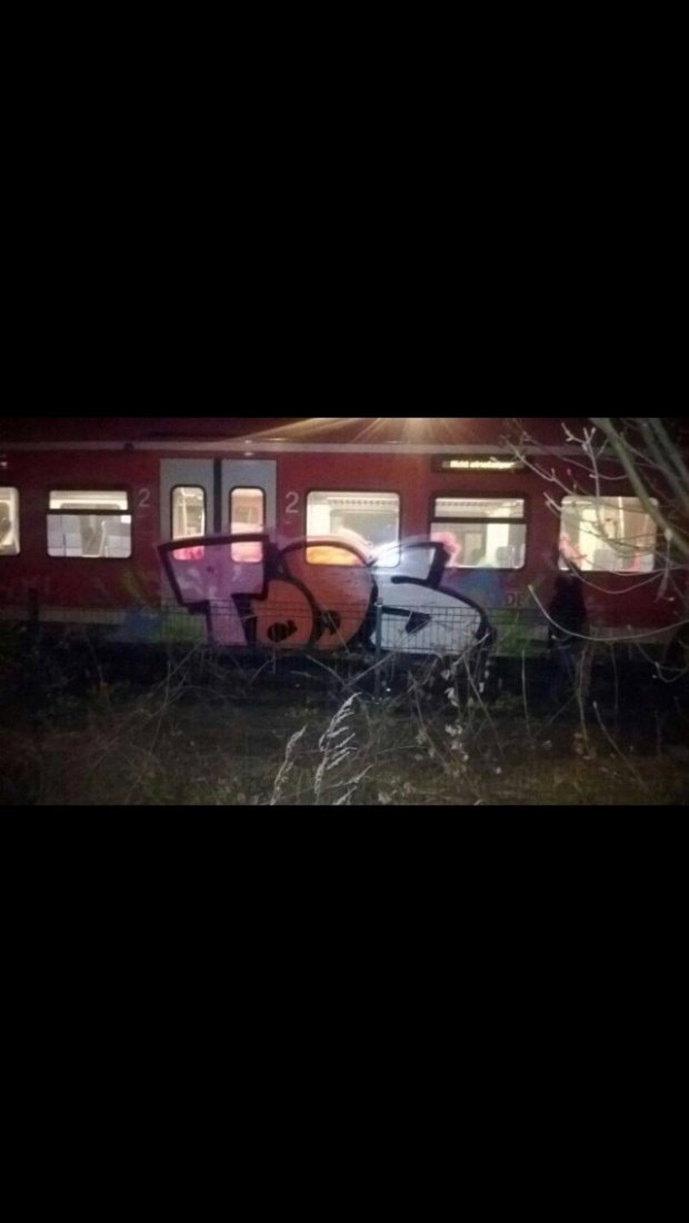 Graffiti Train - Photo by CrackKlaus18 - Tods