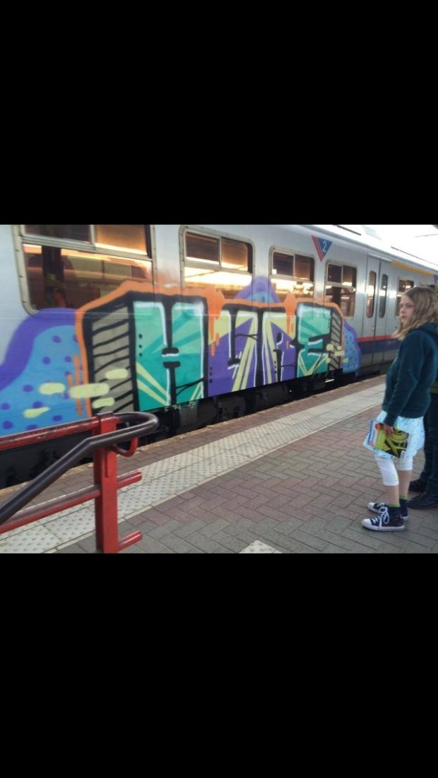 Graffiti Train - Photo by CrackKlaus18 - Hure, 481