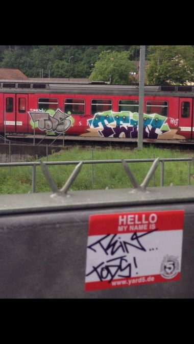Graffiti Train - Photo by CrackKlaus18 - Tein
