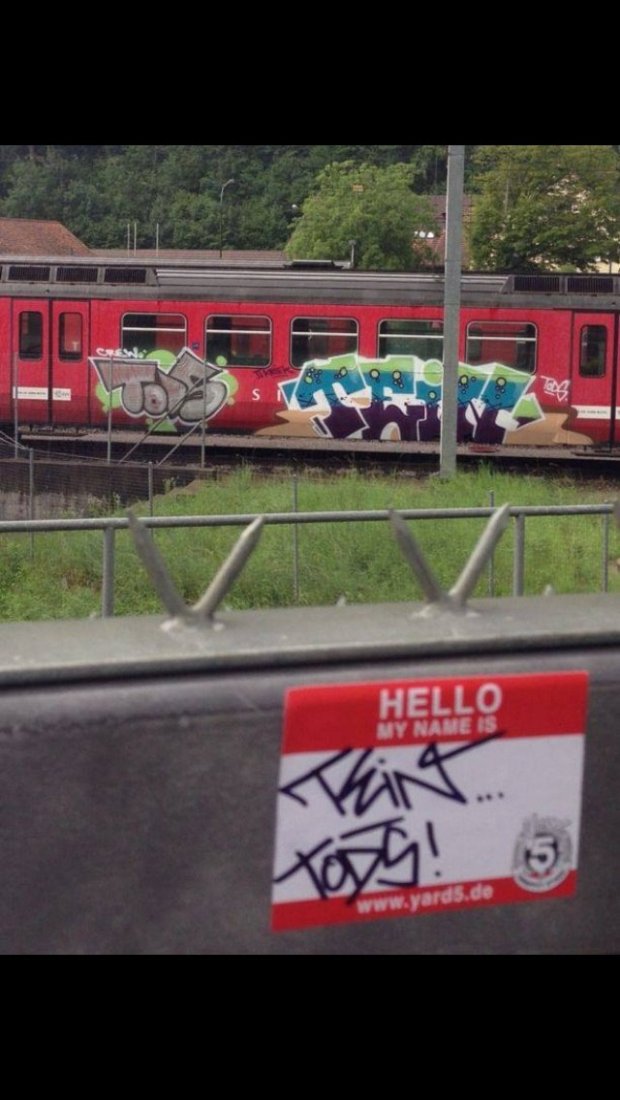 Graffiti Train - Photo by CrackKlaus18 - Tein