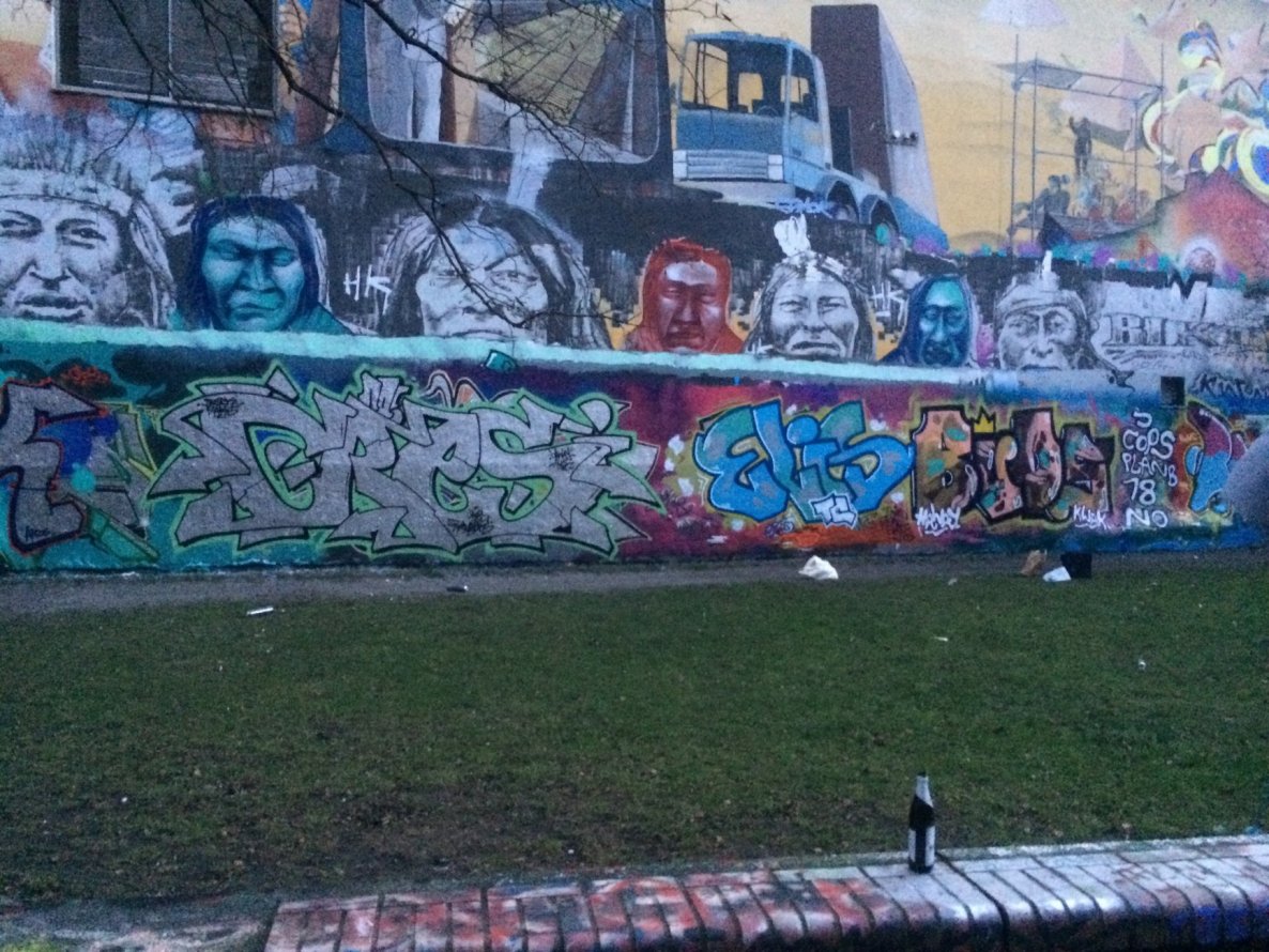Graffiti Wall - Photo by CrackKlaus18 - Cres, elis, Buds