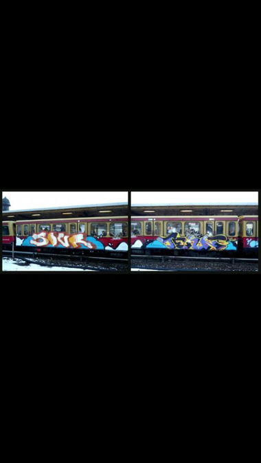 Graffiti Train - Photo by CrackKlaus18 - Sour, tein