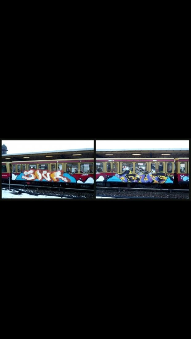 Graffiti Train - Photo by CrackKlaus18 - Sour, tein