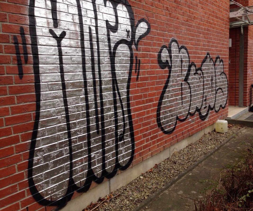 Graffiti Bombing - Photo by CrackKlaus18 - More, buds