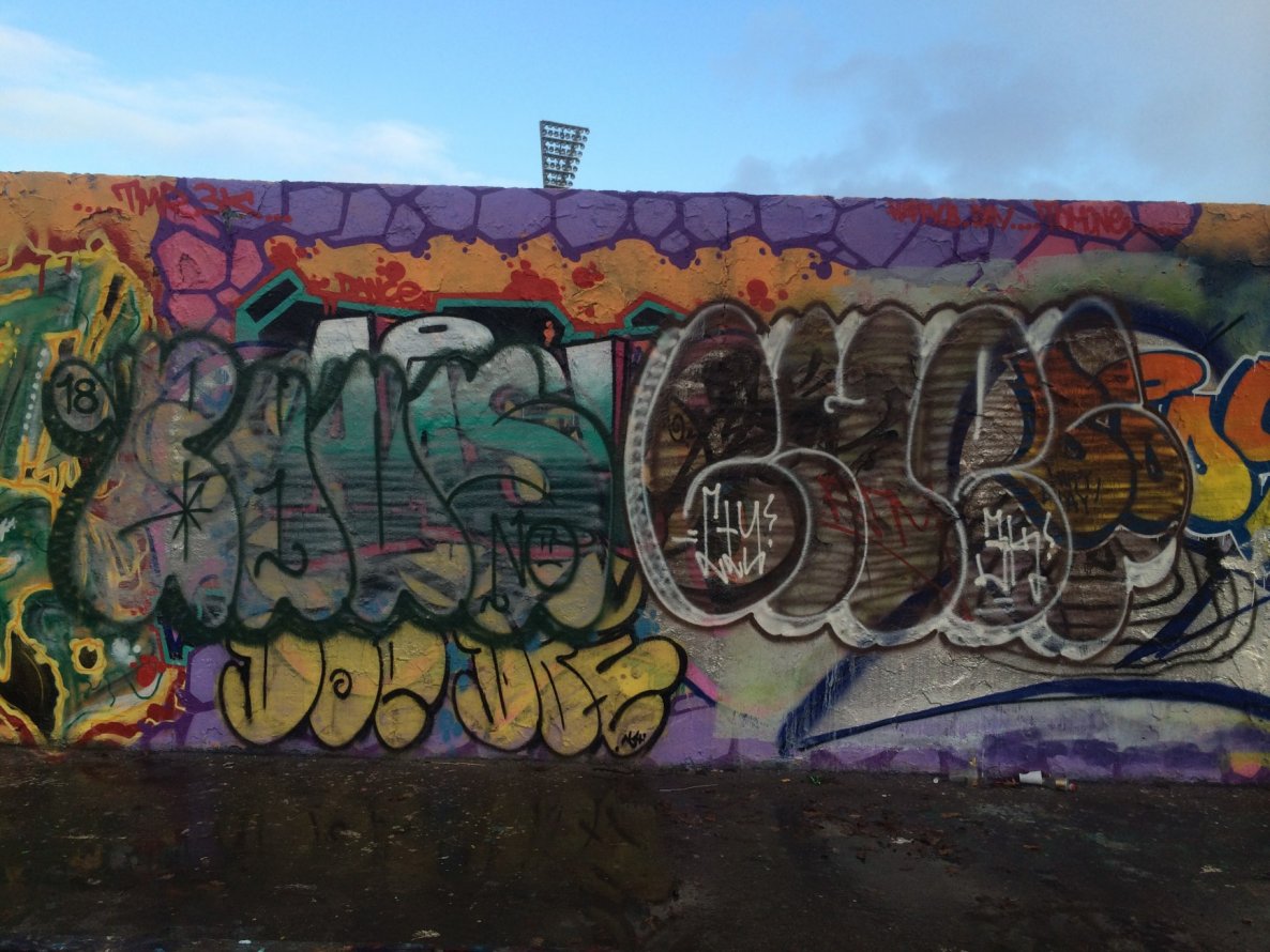 Graffiti Wall - Photo by CrackKlaus18 - Buds, chef