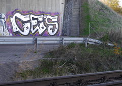 Graffiti Bombing in Wernigerode - Photo by CriminalEnergy - CE, Wernigerode (2018)