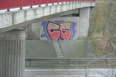 Graffiti Bombing in Hannover - Photo by CriminalEnergy - CE, Hannover (2013)