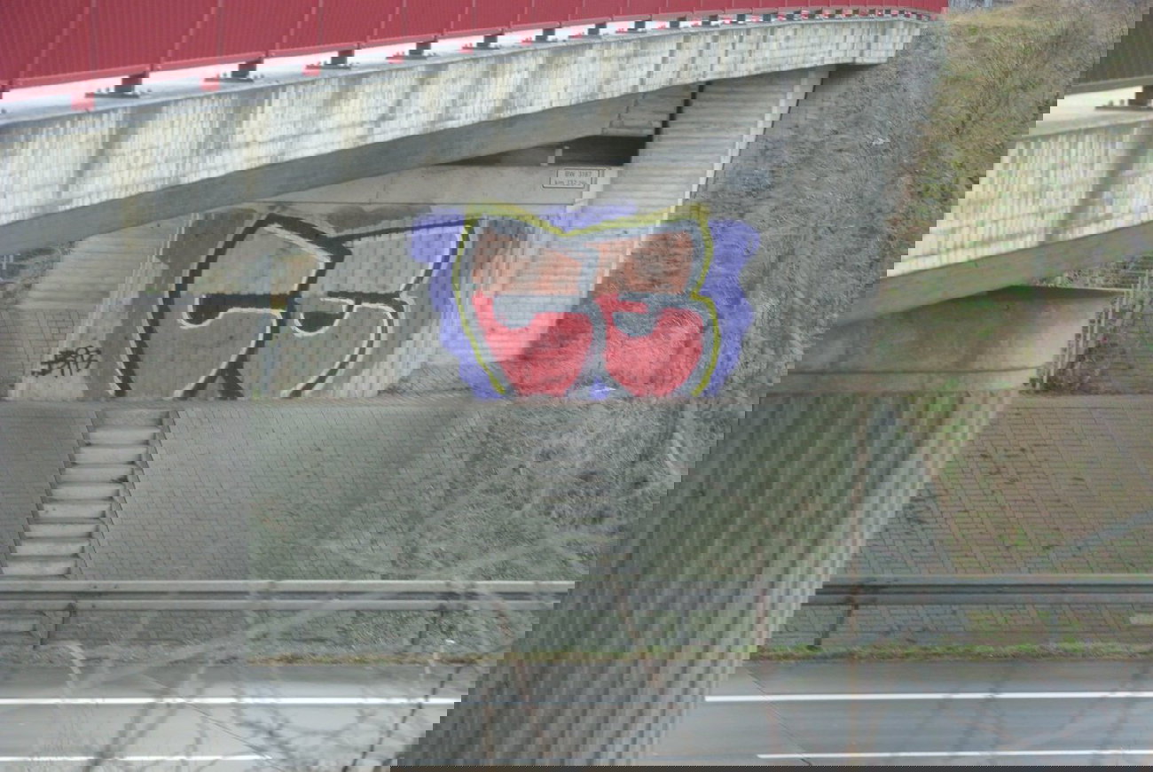 Graffiti Bombing in Hannover - Photo by CriminalEnergy - CE, Hannover (2013)