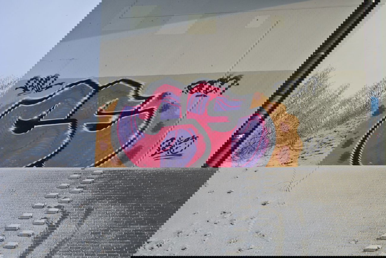 Graffiti Bombing in Wolfsburg - Photo by CriminalEnergy - CE, Wolfsburg (2013)