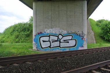 Graffiti Bombing in Hannover - Photo by CriminalEnergy - CE`S, Hannover