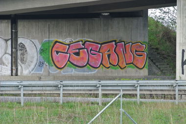 Graffiti Bombing in Hannover - Photo by CriminalEnergy - CE, CEGANG, Hannover (2014)